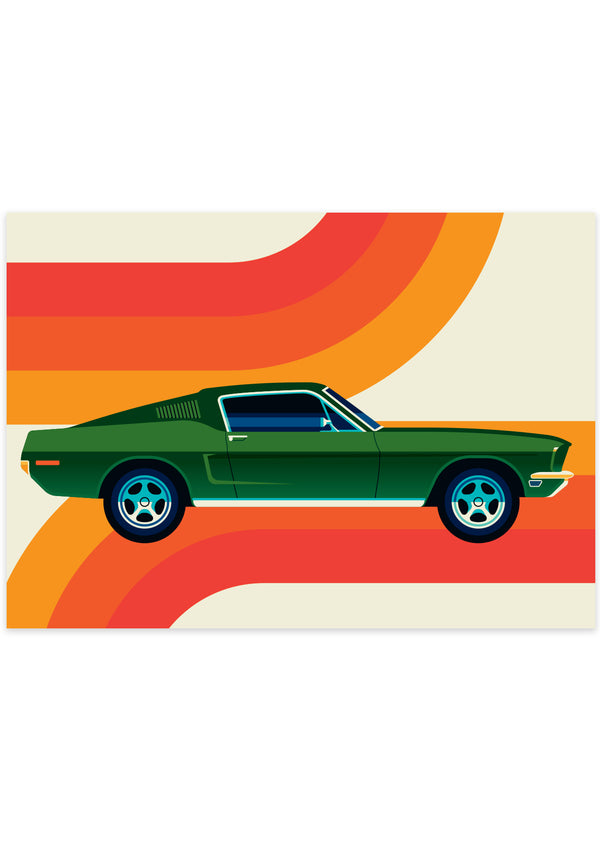 Ford Mustang Poster