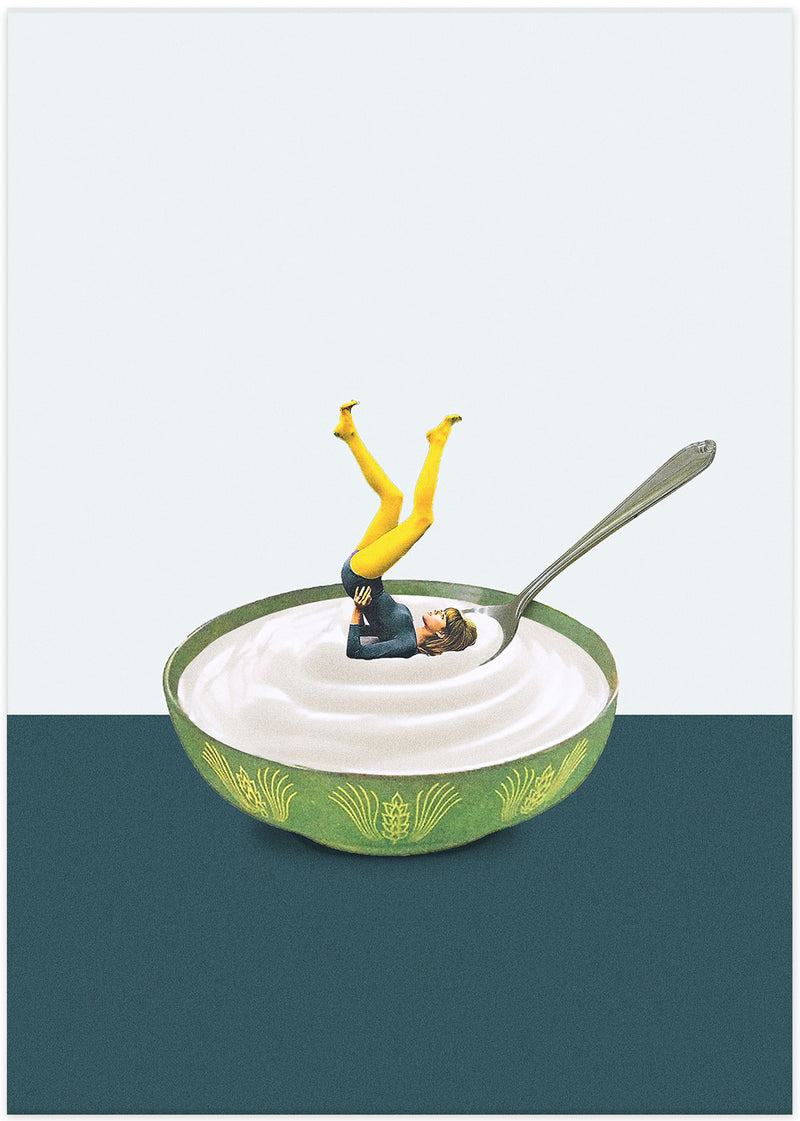 Yoga in My Yoghurt Poster